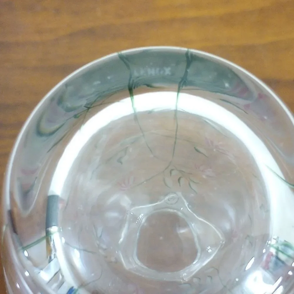 Lenox Frosted Bouquet Fuschia Vase, Vintage!